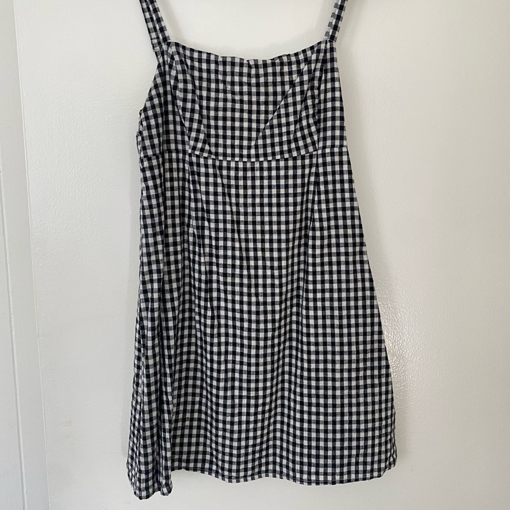 Cooperative Checkered Mini Dress